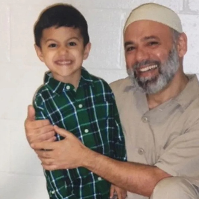 Shukri and his grandson