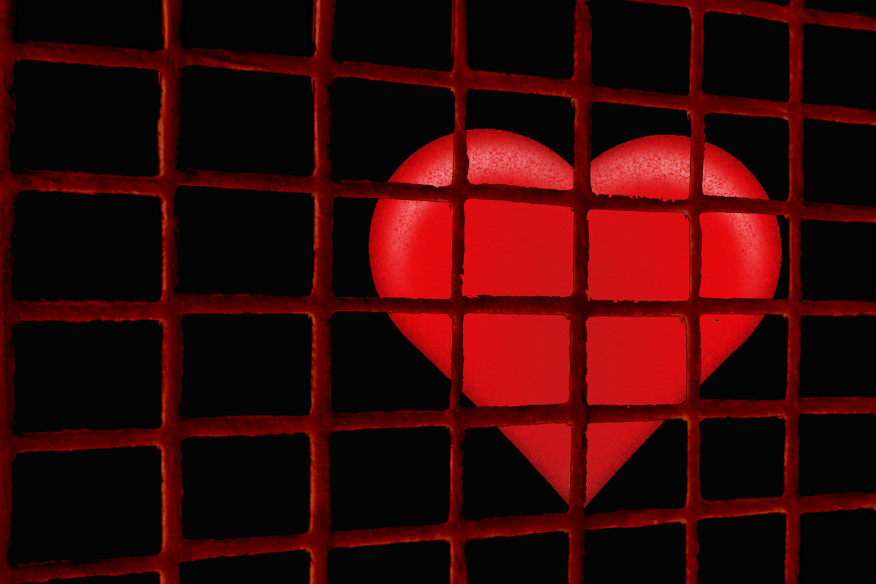 Heart behind bars